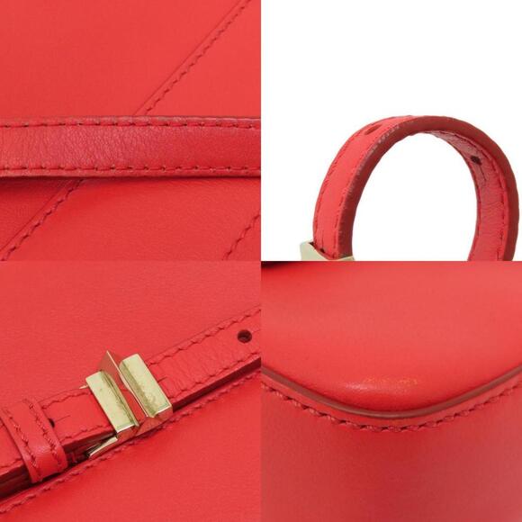 GIVENCHY Red Leather Shoulder Bag - Picture 9 of 11